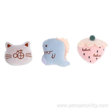 Eco-friendly Wholesale Animal Shaped Plush Catnip Cat Toy